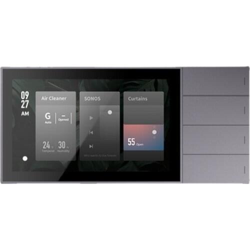 Smart Home AC Control Panel Light Switch Dimmer Control Automation Touch Screen Control Pad Nature 7