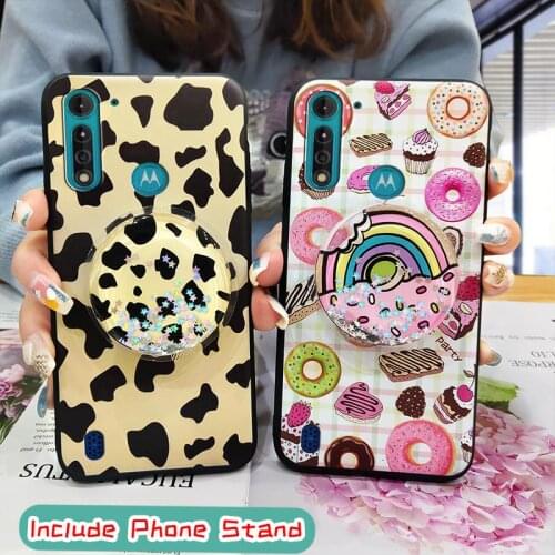Lovely glisten Phone Case For Moto G8 Power Lite Waterproof Anti-knock TPU Cover Cute For Woman