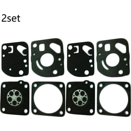 2 Sets Carburetor Diaphragm Repair Kit For Ruixing Carbs Ryobi Homelite RX-1 Diaphragm Gasket Replacement (8pcs