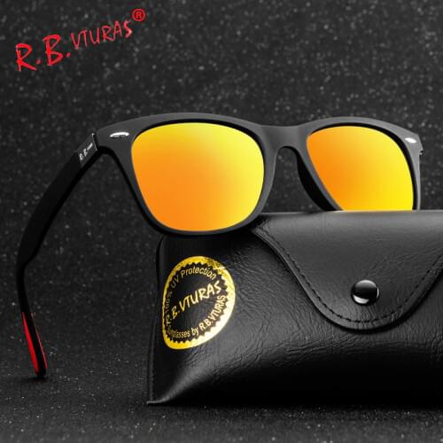 RBVTURAS Brand New 2019 Sunglasses Men Polarized Sun Glasses Rayed Women UV400 Luxury Retro Eyewear Vintage Reyed Oculos Male
