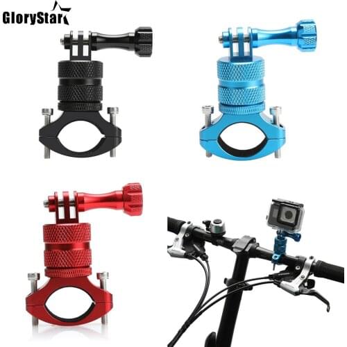 For Go Pro Bicycle Mount Rotatable Bike Handlebar Mount Holder Adapter Bracket for Gopro Hero 7 6 5 SJ6000 Xiaomi yi Accessories