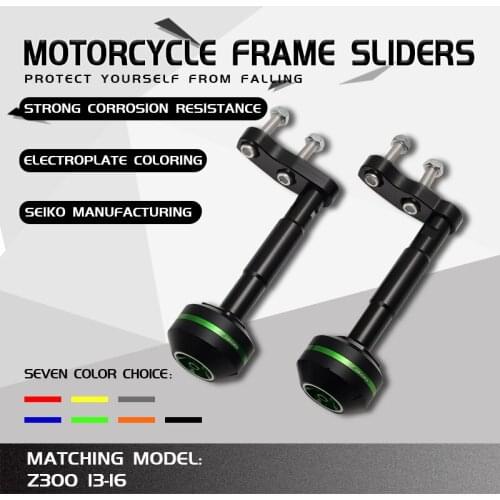 Frame Slider Crash Protector For NINJA300 NINJA 300 Z300 Z 300 2013-2016 2014 2015 13 14 15 16 Motorcycle Accessories Falling Pr