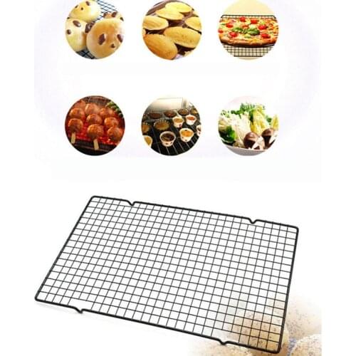 1 Pc Cooling Pie Biscuit Cookie Rack Baking Nonstick For Cake Bread Grid Baking Tray Stainless Steel Cooling