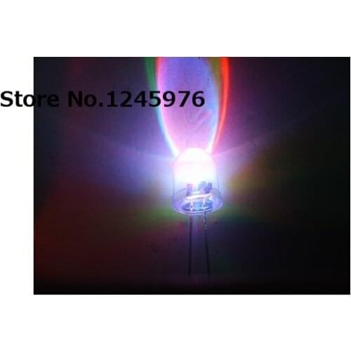 10MM RGB 7 colour fast flashing light light-emitting diode LED Light Beads