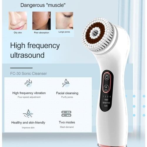 3 in 1 Portable Facial Cleansing Brush Private Label Exfoliating Facial Brush Cleansing Tool Kit