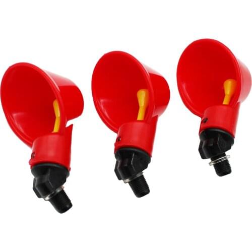 50pcs Automatic Chicken Waterer Cups,Plastic Backyards Chicken Water Feeder,Poultry Water Drinking Cups Bowls,Float Style Feed