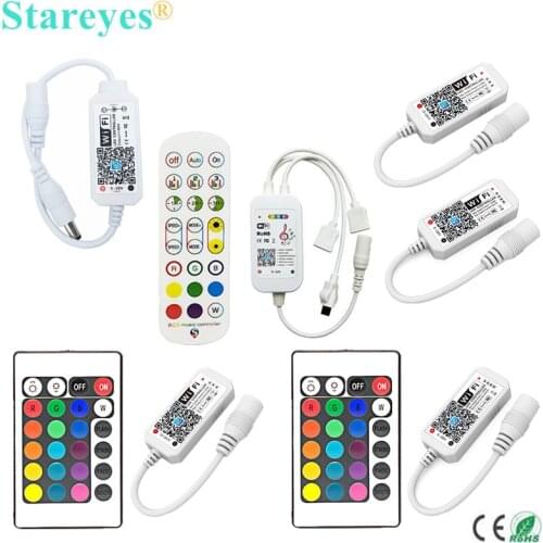 1 Pc WiFi Wireless Magic Home Remote Controller Dimmer DC5V 12V 24V Single color RGB RGBW Remote Alex Tuya Control For LED Strip