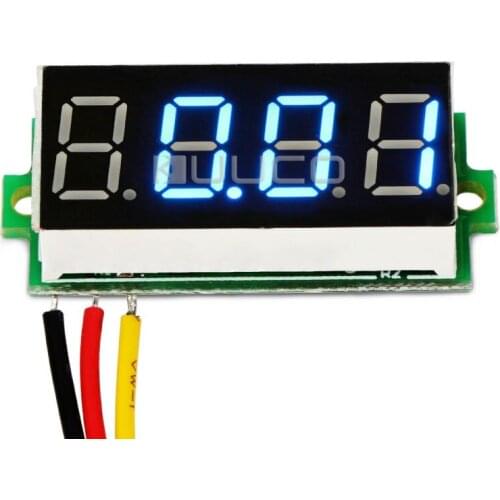 Digital Tester DC 0~33.00V Voltmeter Blue Led display Voltage Meter/Digital Meter DC 12V 24V Volt Meter/Panel Meter/Monitor