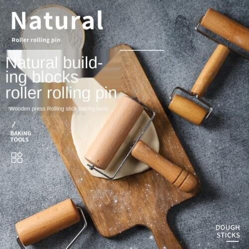 Wooden Rolling Pin, Hand Dough Roller for Pastry, Fondant, Cookie Dough, Chapati, Pasta, Bakery, Pizza Kitchen tool