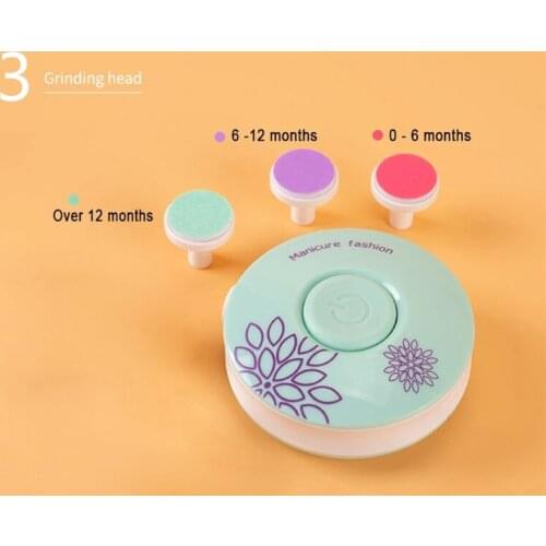 Baby Safe Nail Clipper Cutter Kids Nail Polisher Manicure Electric Nail Trimmer