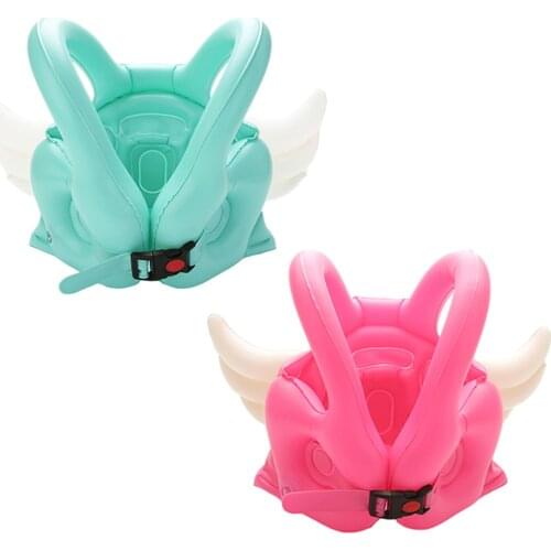 Children Inflatable Swimsuit Angel Wing Baby Buoyancy Inflatable Jackets Swim Ring With Safety Belt Swimming Accessory
