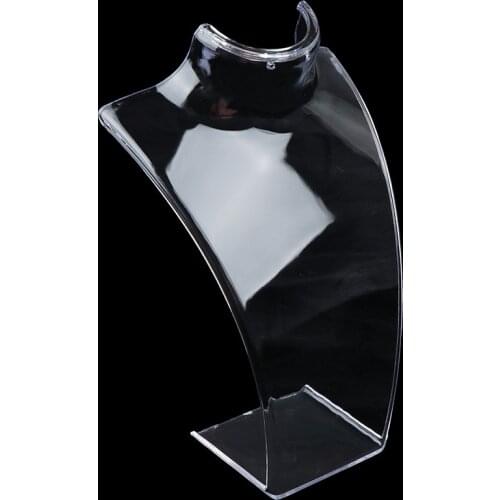 1PCS Jewelry Display Fashion Model Necklace Mannequin Pendant Earring Showing Stand Plastic Jewellry Bust Cases