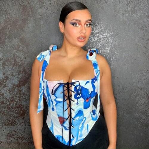 Hirigin Womens Camis Sexy Crop Tops Summer Spaghetti Strap Boat Neck Strappy Tank Hollow Out Push Up Bustier Corset Jumper Vest