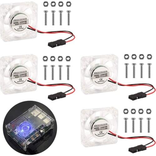 Raspberry Pi Fan Small Computer Fan Raspberry Pi Cooling Fan 30x30x7mm Brushless CPU Cooling Fan for Raspberry Pi 3 B