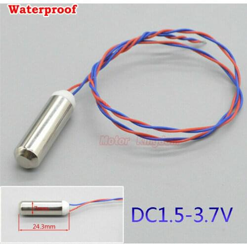 Tiny Mini 7mm Coreless Vibrating Motor DC3V-6V 3.7V Waterproof Vibration motor