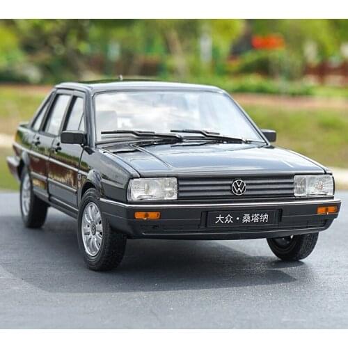 1/18 Alloy Die-casting Simulation Car Model Santana Shanghai Volkswagen Adult Collection Holiday Gift Decoration Display