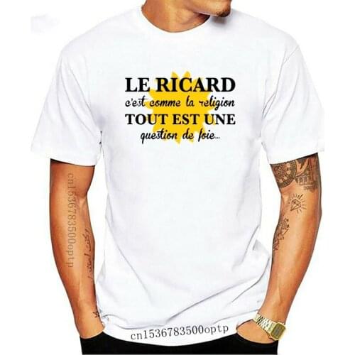 Men t shirt Le Ricard C'est Comme La Religion Tout Est Une Question De Foie Version2 Women t-shirt
