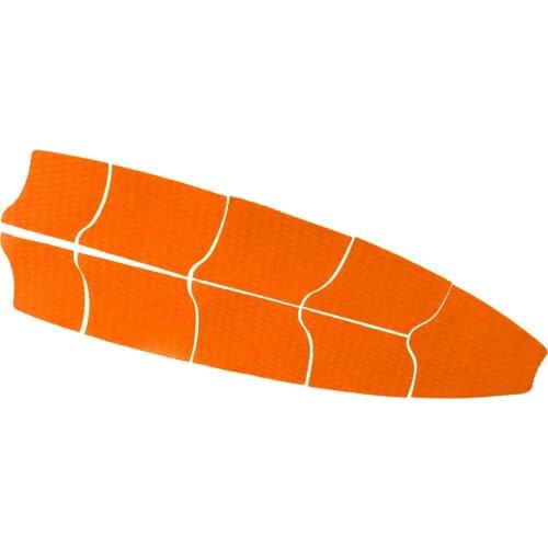 Set of 9 Pieces Kitesurf KiteBoard Surfboard Traction Full Deck Pad Non-slip and Ultra-light - Black White Camo