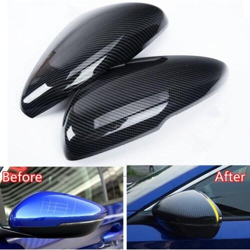 YAQUICKA Car Exterior Front Rearview Mirror Cover Trim Styling Mouldings For Honda Accord 10th 2018 Car-covers Parts ABS 2 color