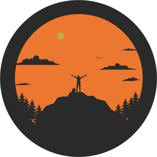 2021 New Off Road Outdoor Adventure Sticker-Camping Trip Travel Sticker - Hiking-Motorcycle Car Phone Computer Siticker Free SP