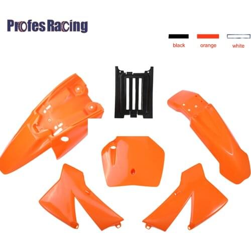 New 3 color Plastic Body Fender Kit For SX 50CC 50 50SX Mini Adventure Junior Adventur 2003-2008 Dirt Bike Pit Bike