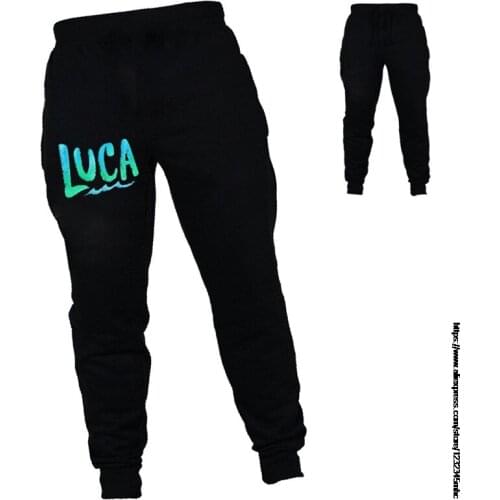 Autumn Fashion Children Boys New movie Luca Pants Long Trousers Baby Boys Leggings Pure Color Warm Elastic Infant Pant