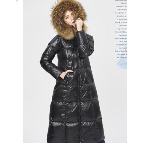 Fur Collar Down Coat Women Duck Down Coat Winter Coat Women Jacket Down Jacket