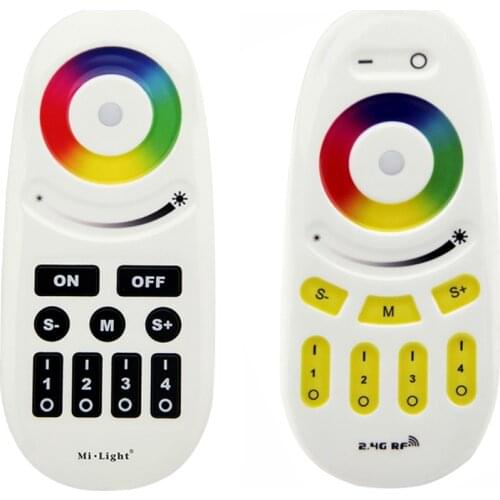 Mi.light 2.4G 4 zone groups FUT096 RGBW RGB Wireless RF Touch Remote 2.4ghz for smart RGBW/RGB Bulb/Lamp/Panel
