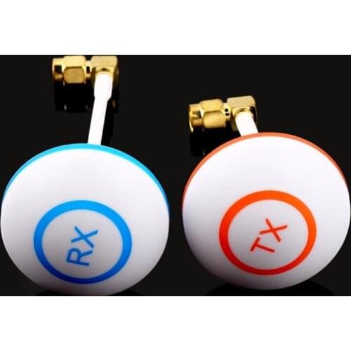 FPV Mushroom ANTENNA INNER Hole (RP-SMA Antenna) L Shape 5.8G Petals Clover Male Antenna RX TX Set for RC FPV Aerial Photo