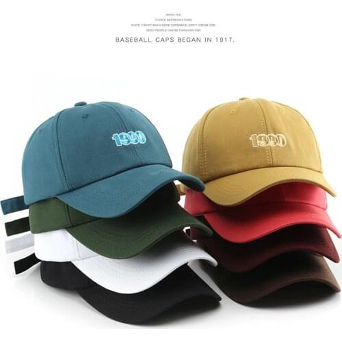 SLECKTON Cotton Baseball Cap for Women and Men Fashion 1990 Embroidery Hat Casual Snapback Hat Summer Soft Top Sun Cap Unisex