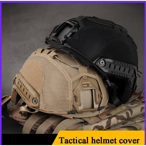 Tactical Multicam Helmet Cover Airsoft Paintball Wargame Gear FAST Helmets Covers Protect Shooting Military Helmet Accessories