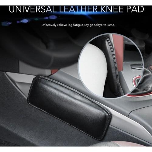 Car Interior Leather Leg Cushion Knee Pad For BMW E60 Ford focus 2 Kuga Mazda 3 cx-5 Volkswagen Polo Golf 4 6 GTI