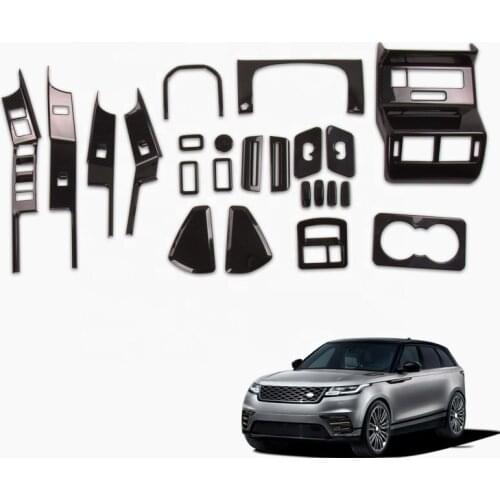 WZXD 23pcs High quality Car Accessories Interior Decoration Used Car Plastic With Carbon Plating body kits For VELAR 2018 2019