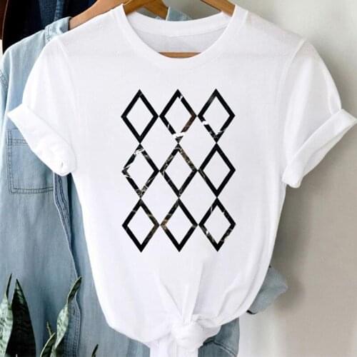New Arrival Fashion Women T Shirt Printing Tee Shirt Female Short Sleeve Designed Tops Tee Round Neck T-shirts 90s Tees