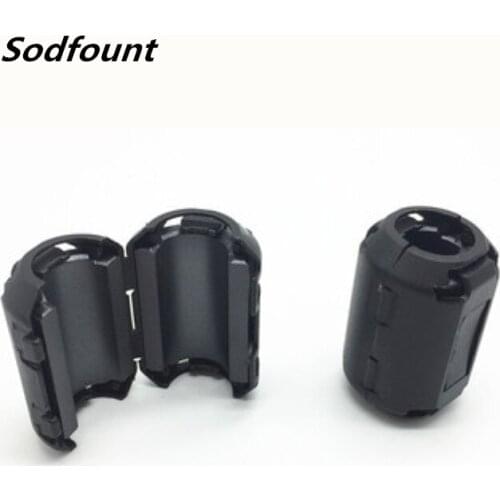 1pcs Nickel-zinc Filter anti-interference EMI Button Inner Diameter 13MM Core Shielding Core Ring UF1330B Wiring Harness