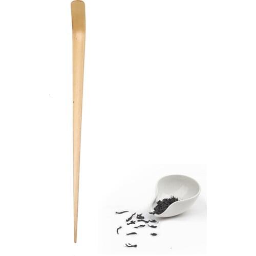 18cm Tea Scoop Retro Japanese Green Tea Ceremony Matcha Scoop Tea Sticks Tool Handmade Bamboo Chashaku Matcha