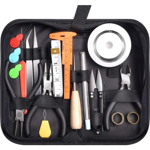 32Pcs Jewelry Making Supplies Repair Kit With Jewelry Pliers And Beading Wire