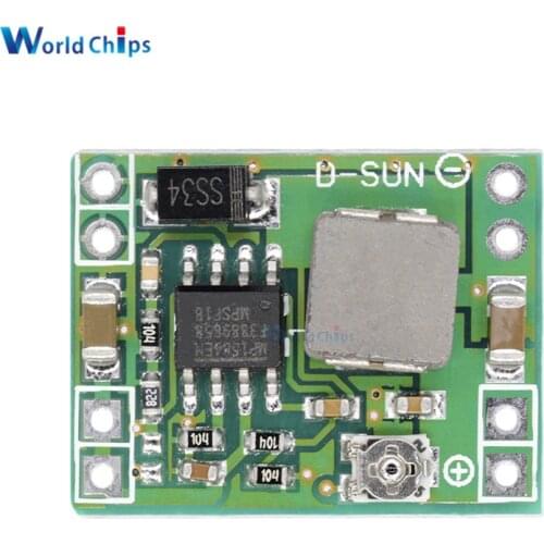 5PCS Mini DC-DC Step Down Power Supply Module 3A 4.5-28V To 0.8-20V Adjustable Buck Converter for Arduino Replace LM2596