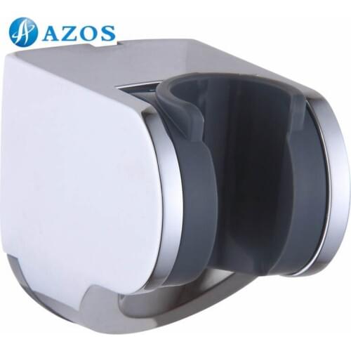 Bathroom Accessories Plastic ABS Handheld Showerhead Adjustable Bracket Holder Wall Mount Chrome Polished HSZ007