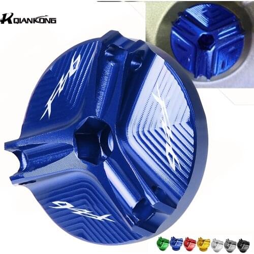 Motorcycle Aluminum Engine Oil Filter Cup Plug Cover screws For Yamaha FZ6 FAZER Fz6 2004 2006 2007 2008 2009 2010 2011 2012