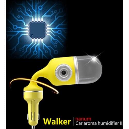 Car Humidifier w/ USB Charger 4 in 1 Essential Oil Aroma Diffuser Cool Mist