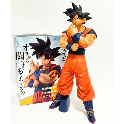 Bandai Action Figures Dragon Ball Z Son Goku PVC Toys Itachi 23cm Gokou Super Saiyan Anime Figure Model Doll Collection Juguetes