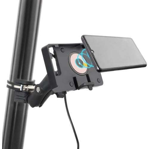 For 1"-2.1 "scroll bar compatible with Polaris RZR Trix Rhino and YXZ, RZR Motorcycle GPS charger mobile phone bracket universal