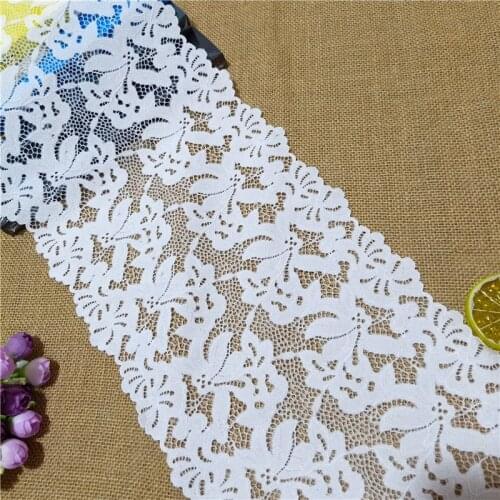E3540width 21.5cm Nylon Spandex stretch Jacquard lace trimmings