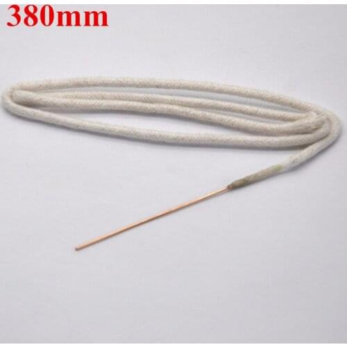 380mm Cotton Core Wicks With Metal Needle For IMCO ZP Zorro Lighter & Most Kerosene Petrol Lighters Replacement DIY Supplies
