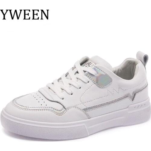 YWEEN Designer Shoes Women Casual Shoes Spring Autumn Women Genuine Leather Shoes Female All Matched Women White Sneakers