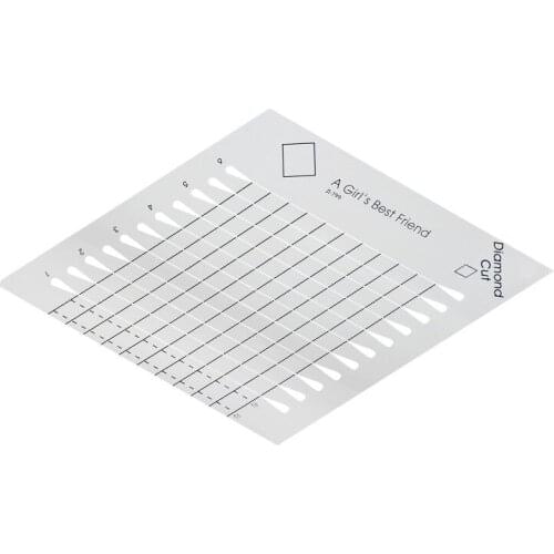 Diamond cut patchwork ruler can cut 1' to 5 ' diamonds in 1/4' increments without measuring for domostic sewing machine#HM-799