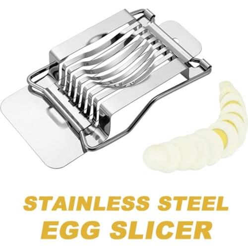 Multifunctional Stainless Steel Egg Slicer Mushroom Strawberry Cutter Easy Kitchen Gadgets