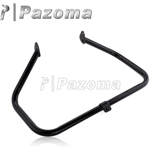 Motorcycle Black Highway Engine Guard Crash Bar for Harley Road King Street Ultra Glide FLHR FLHX FLHTCU 1997-2008 Bumper Guard