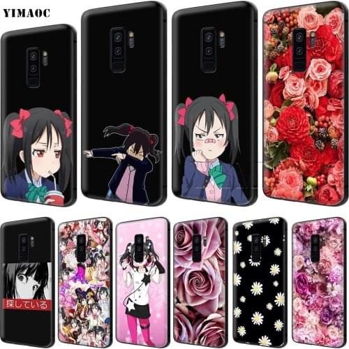 YIMAOC Nico Yazawa Soft Silicone Case for Samsung Galaxy S6 S7 Edge S8 S9 Plus A3 A5 A6 Note 8 9